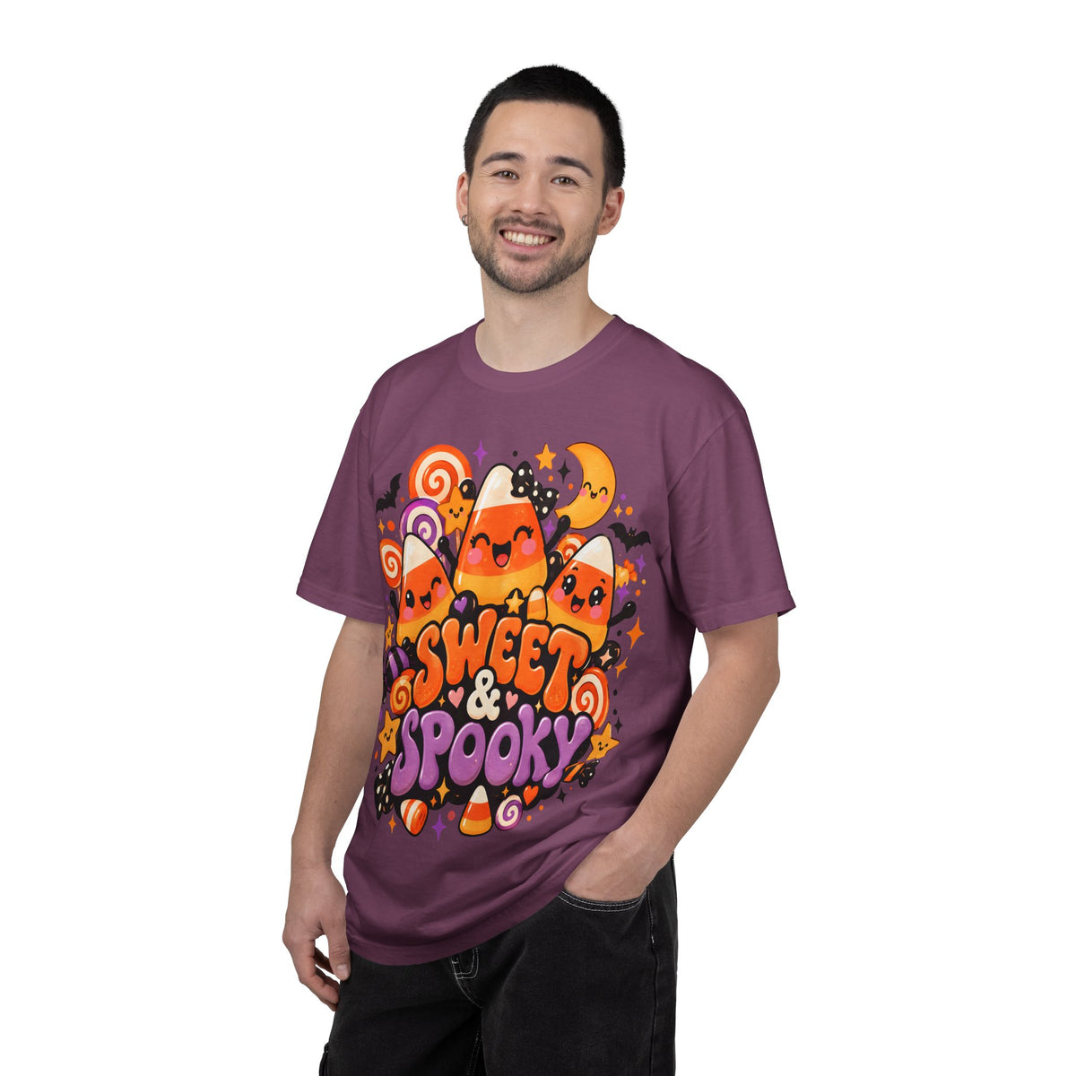 Sweet & Spooky Halloween T-Shirt | Cute Candy Corn Graphic Tee