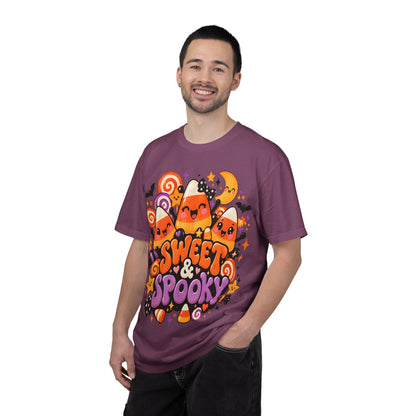 Sweet & Spooky Halloween T-Shirt | Cute Candy Corn Graphic Tee