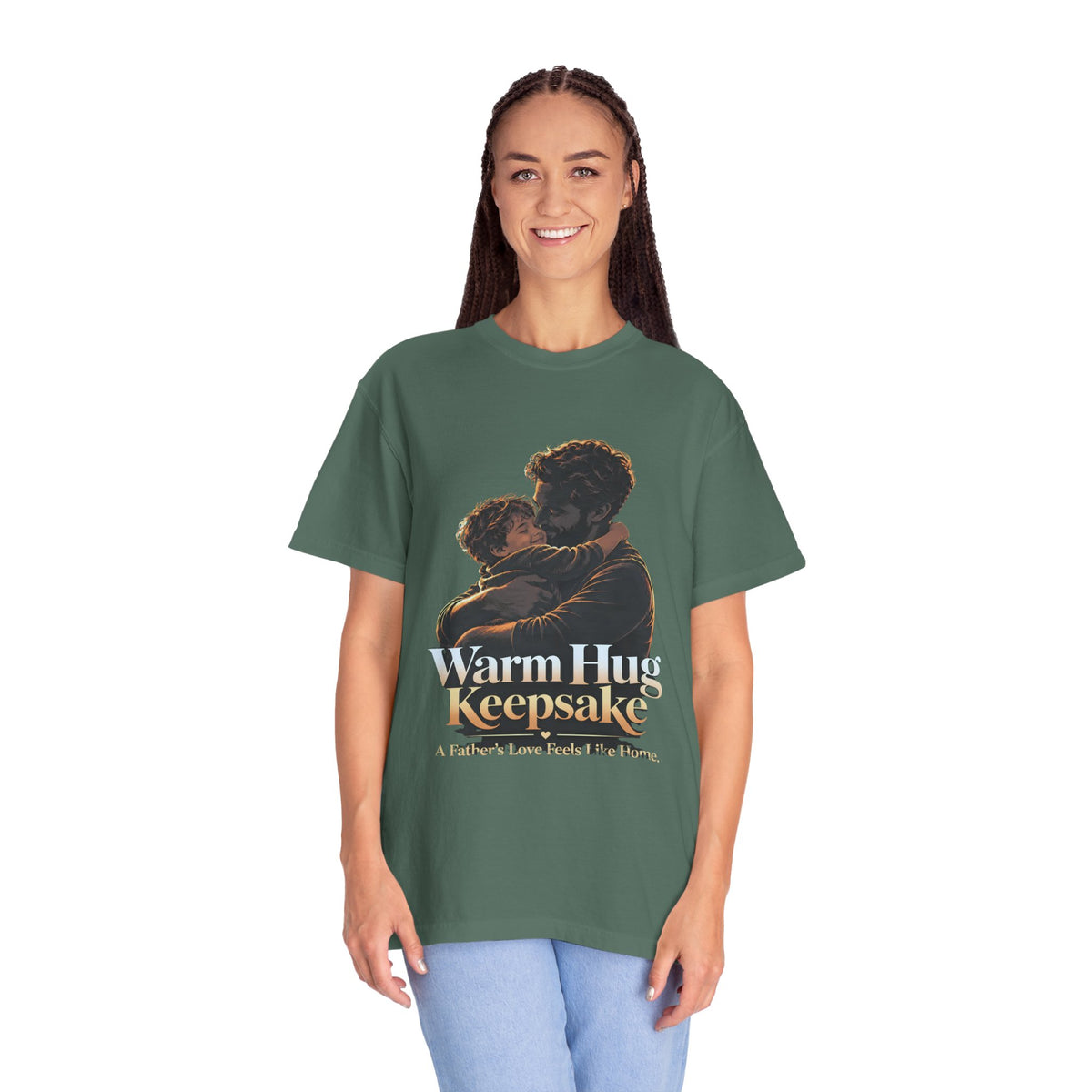 Warm Hug Keepsake T-Shirt | Father & Son Love Father's Day Gift