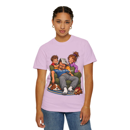 Funny Dad Nap T-Shirt | Kids Prank Sleeping Dad Father's Day Graphic Tee