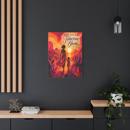 Where Love Leads, Tomorrow Blooms – Mother & Child Wall Art