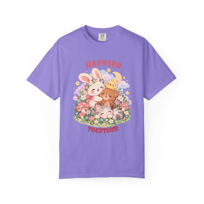 Cute Pastel Woodland Friends Kawaii Animal T-Shirt