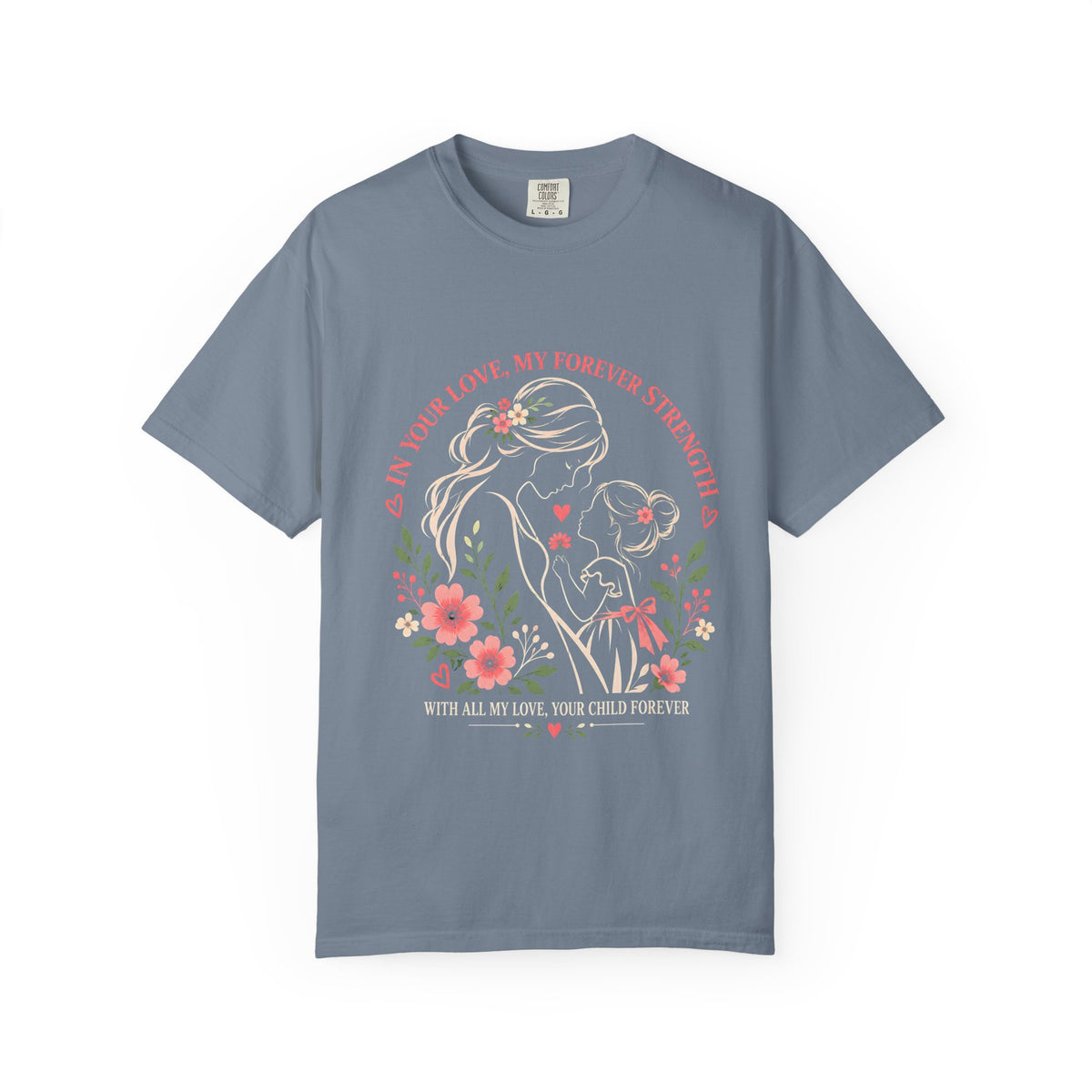 Mother and Child Floral Love Forever T-Shirt