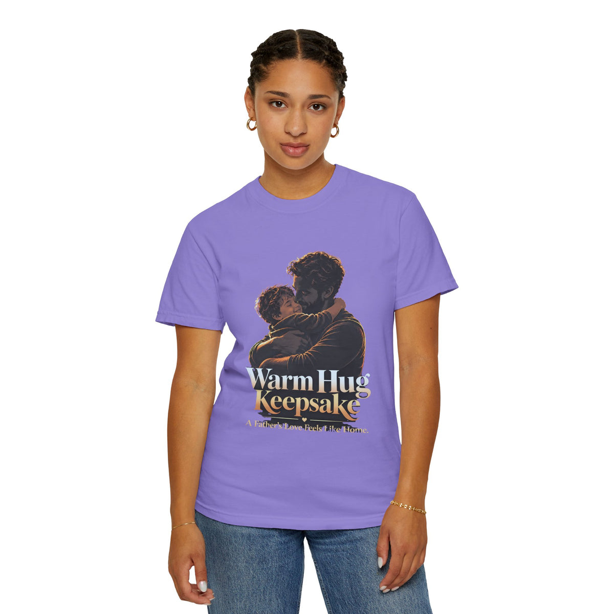 Warm Hug Keepsake T-Shirt | Father & Son Love Father's Day Gift