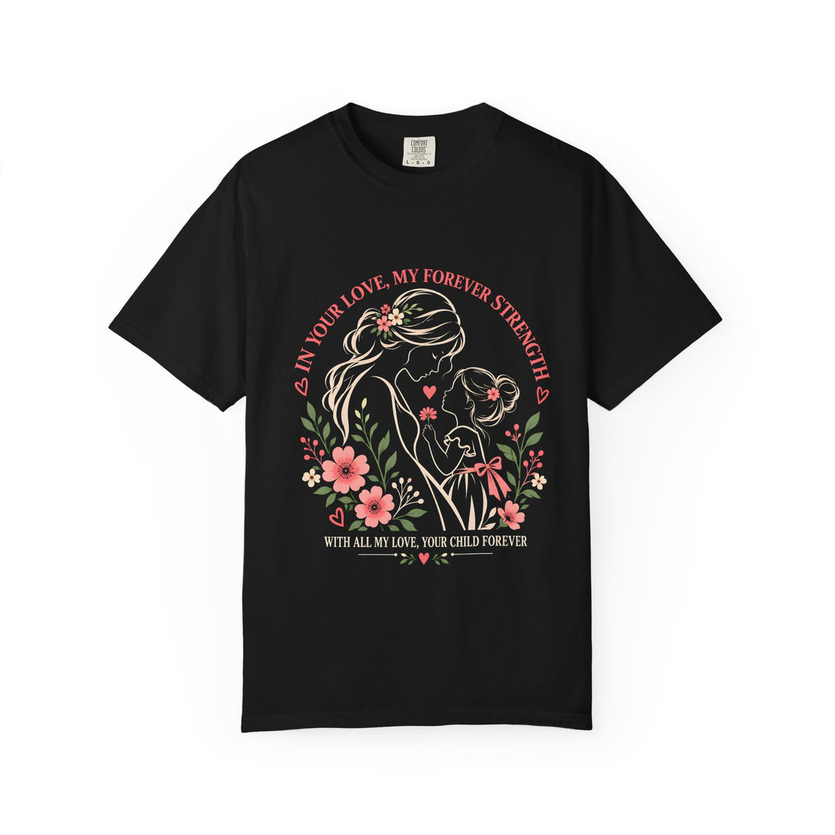 Mother and Child Floral Love Forever T-Shirt
