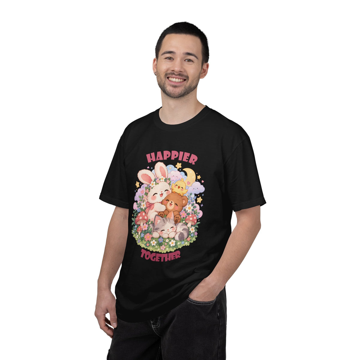 Cute Pastel Woodland Friends Kawaii Animal T-Shirt