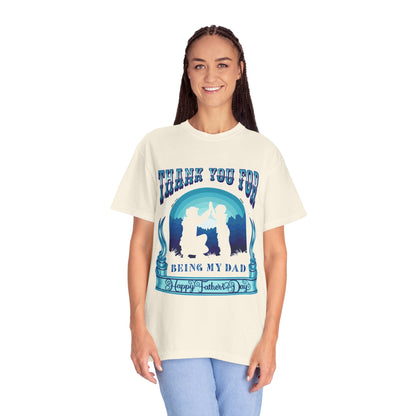 Thank You for Being My Dad T-Shirt | Father's Day High Five Graphic Tee