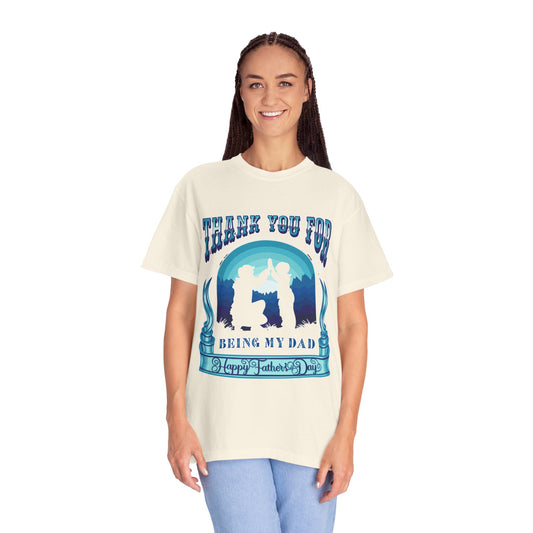 Thank You for Being My Dad T-Shirt | Father's Day High Five Graphic Tee