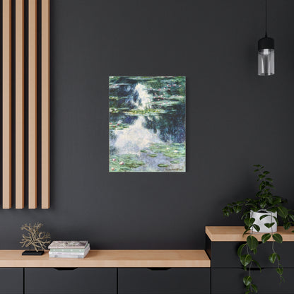 Claude Monet Water Lilies Wall Art | Blue Green Impressionist Pond Print