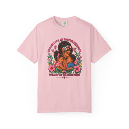 Black Mom & Children Love T-Shirt – Forever Strength Mother’s Day Gift