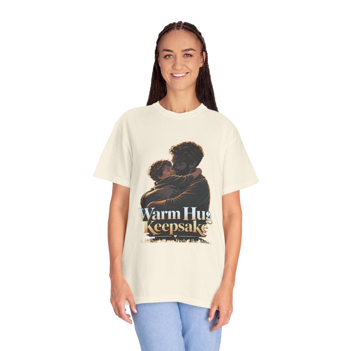 Warm Hug Keepsake T-Shirt | Father & Son Love Father's Day Gift