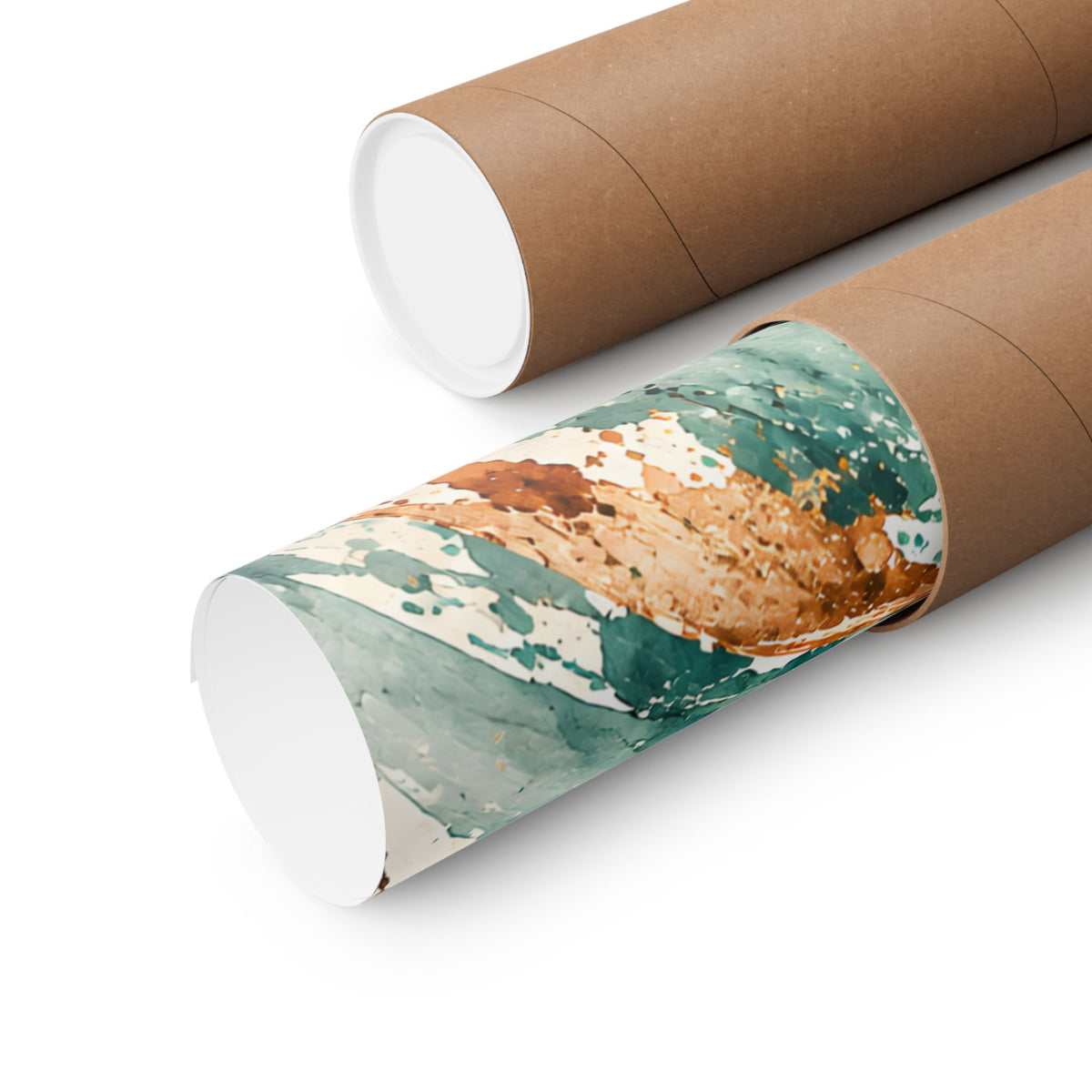 Abstract Dolphin Watercolor Wall Art