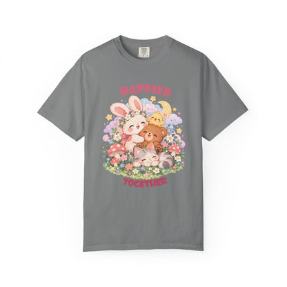 Cute Pastel Woodland Friends Kawaii Animal T-Shirt