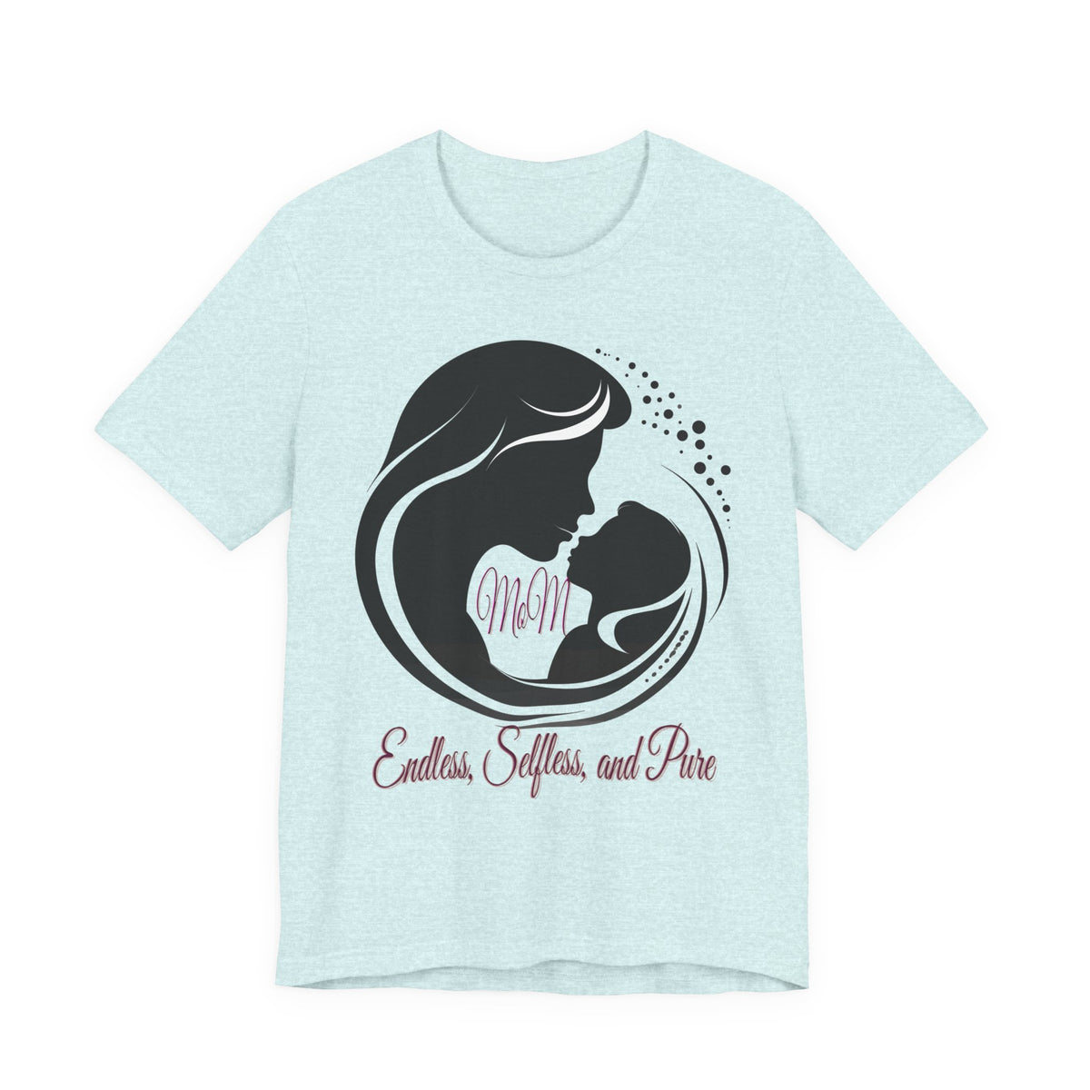 Mom Silhouette T-Shirt — "Endless, Selfless, and Pure" Mother's Day Tee