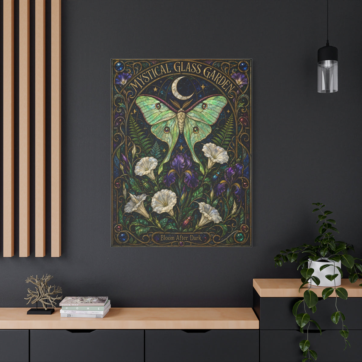 Mystical Glass Garden Wall Art — 5 sizes