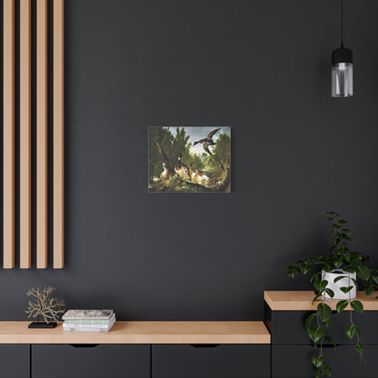 Vintage Ducks & Kingfisher Wall Art | Antique Woodland Bird Painting
