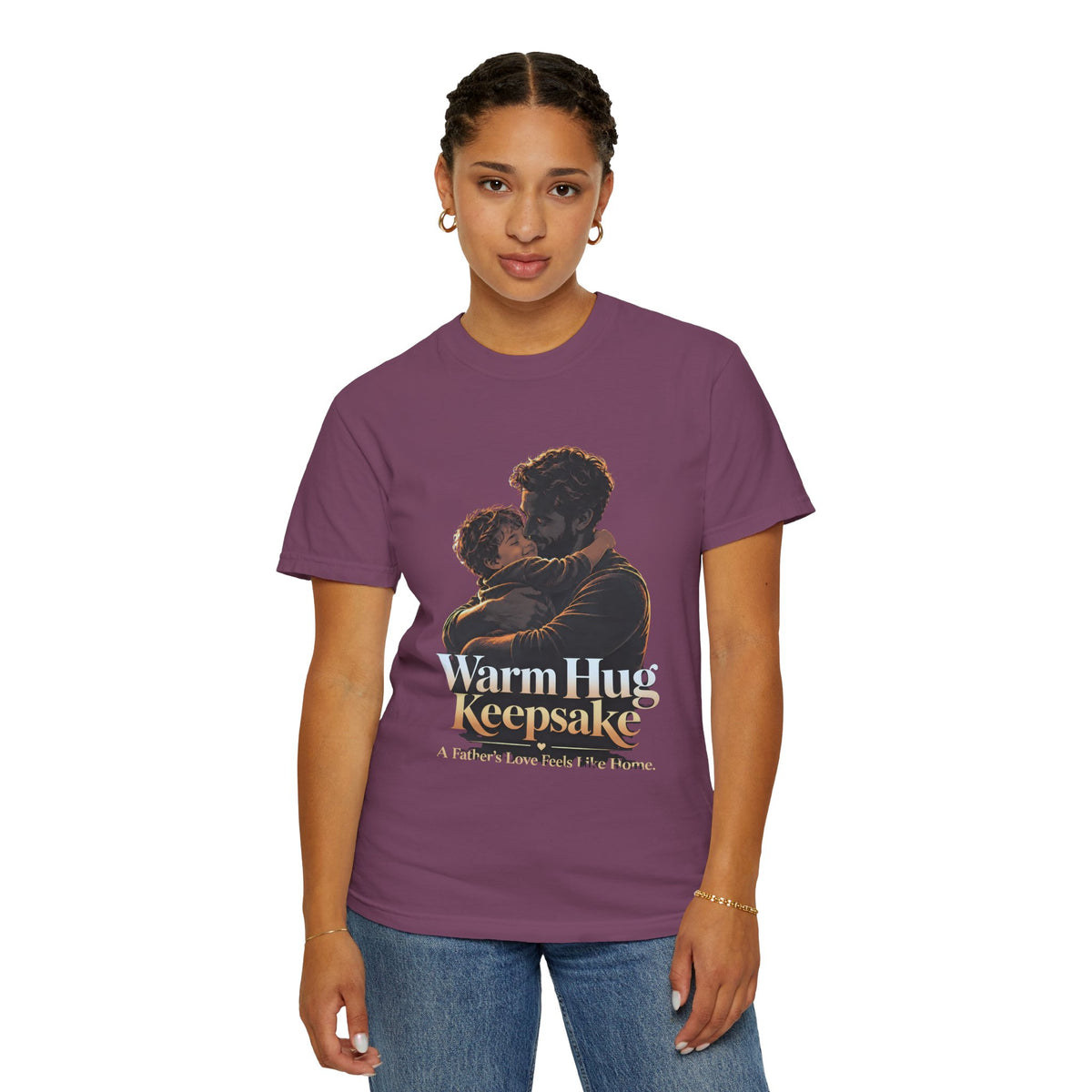 Warm Hug Keepsake T-Shirt | Father & Son Love Father's Day Gift