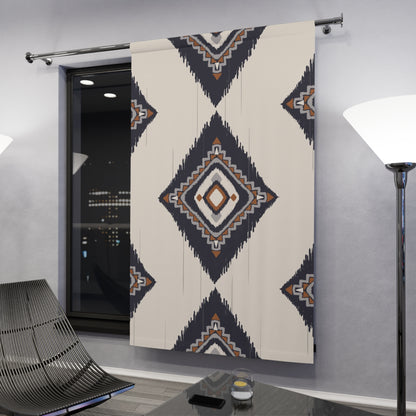IKAT Diamond Window Curtains (1 Piece)
