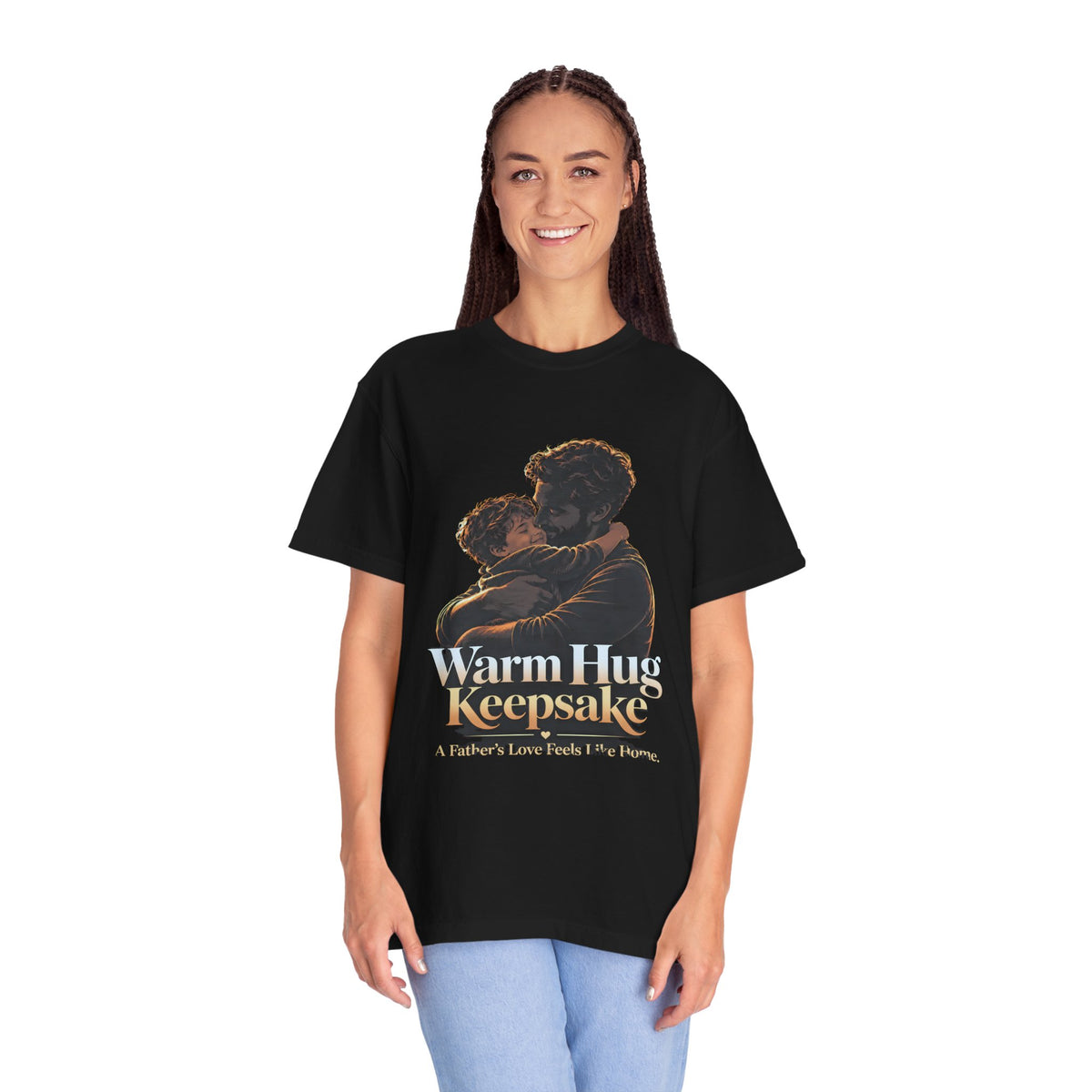 Warm Hug Keepsake T-Shirt | Father & Son Love Father's Day Gift