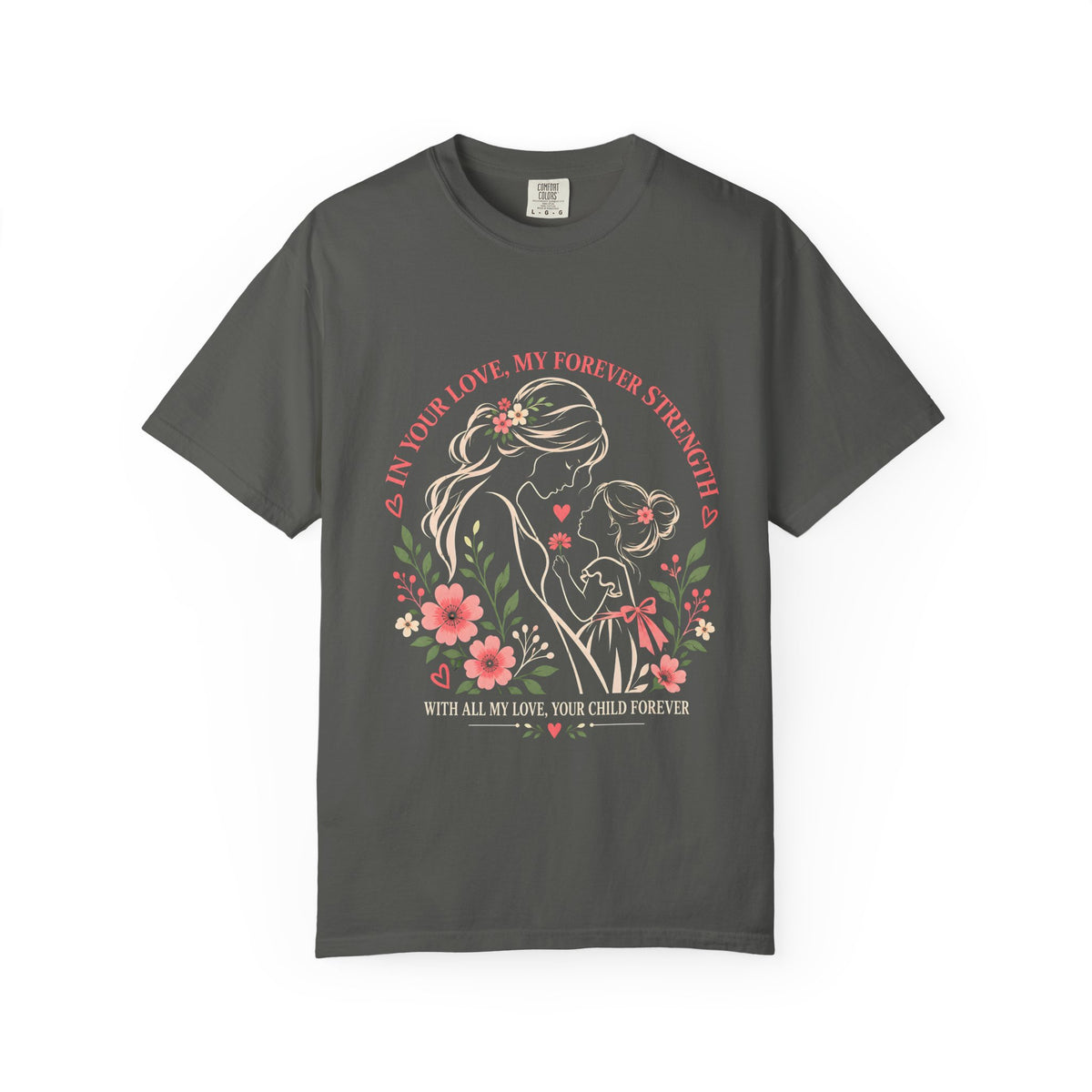 Mother and Child Floral Love Forever T-Shirt