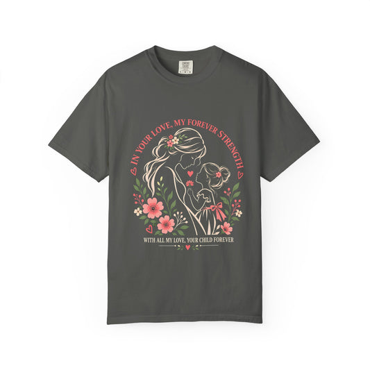 Mother and Child Floral Love Forever T-Shirt