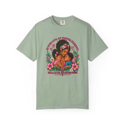 Black Mom & Children Love T-Shirt – Forever Strength Mother’s Day Gift