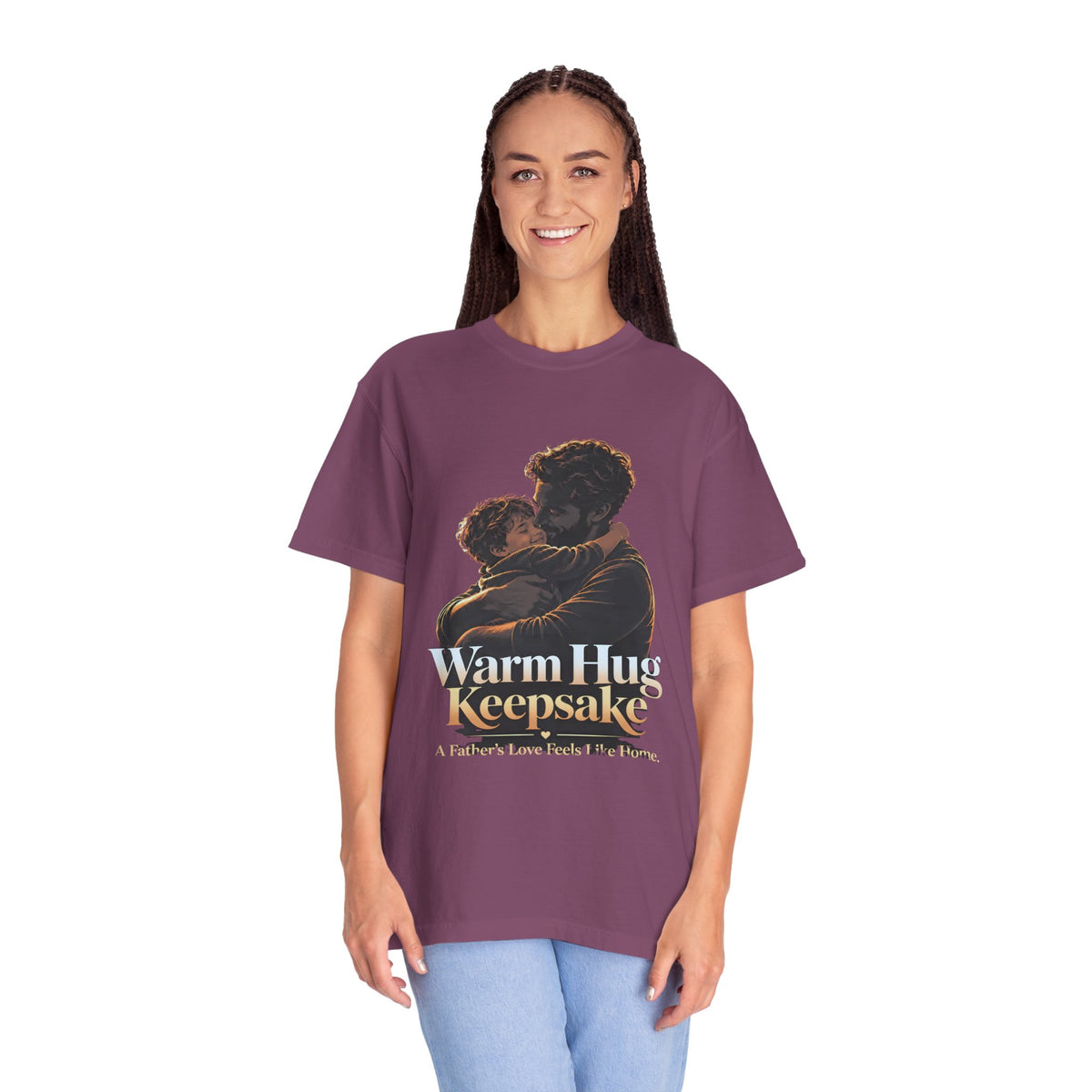 Warm Hug Keepsake T-Shirt | Father & Son Love Father's Day Gift