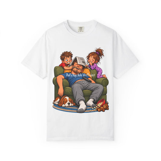 Funny Dad Nap T-Shirt | Kids Prank Sleeping Dad Father's Day Graphic Tee