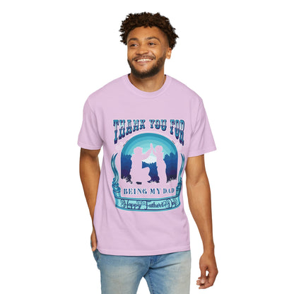 Thank You for Being My Dad T-Shirt | Father's Day High Five Graphic Tee