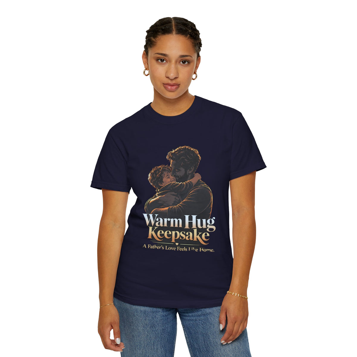 Warm Hug Keepsake T-Shirt | Father & Son Love Father's Day Gift