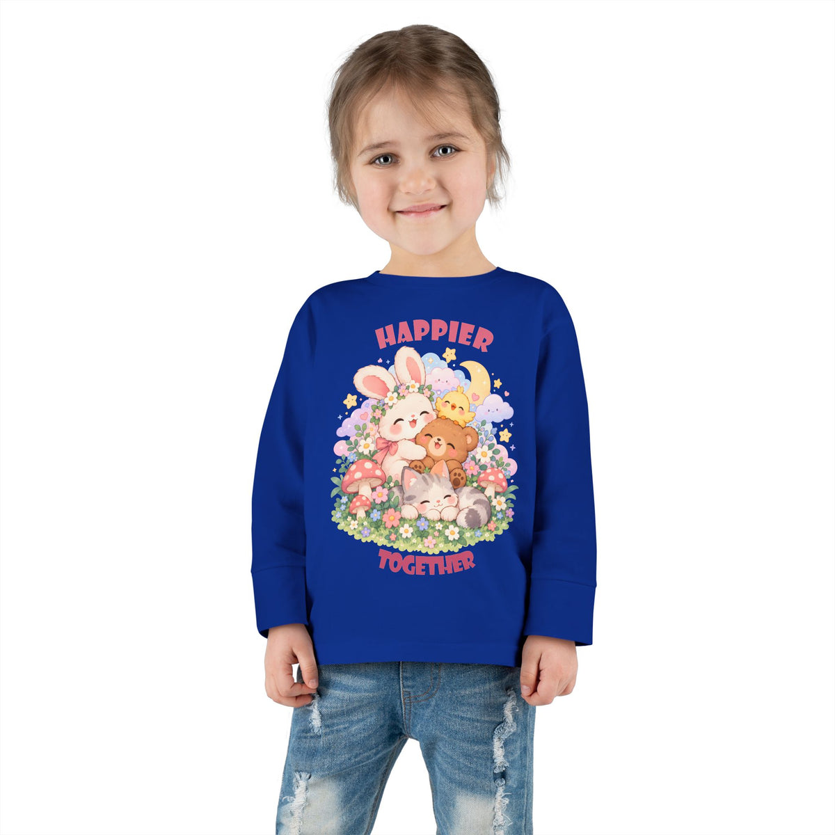 Cute Pastel Woodland Friends Kawaii Animal T-Shirt