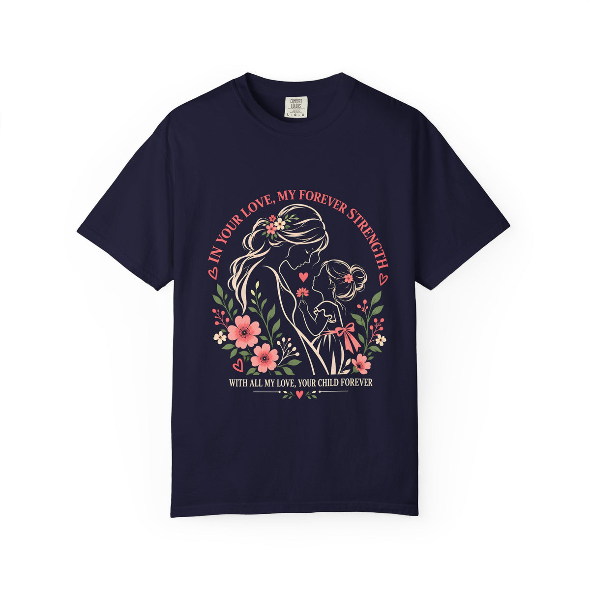 Mother and Child Floral Love Forever T-Shirt
