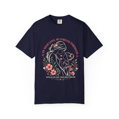 Mother and Child Floral Love Forever T-Shirt