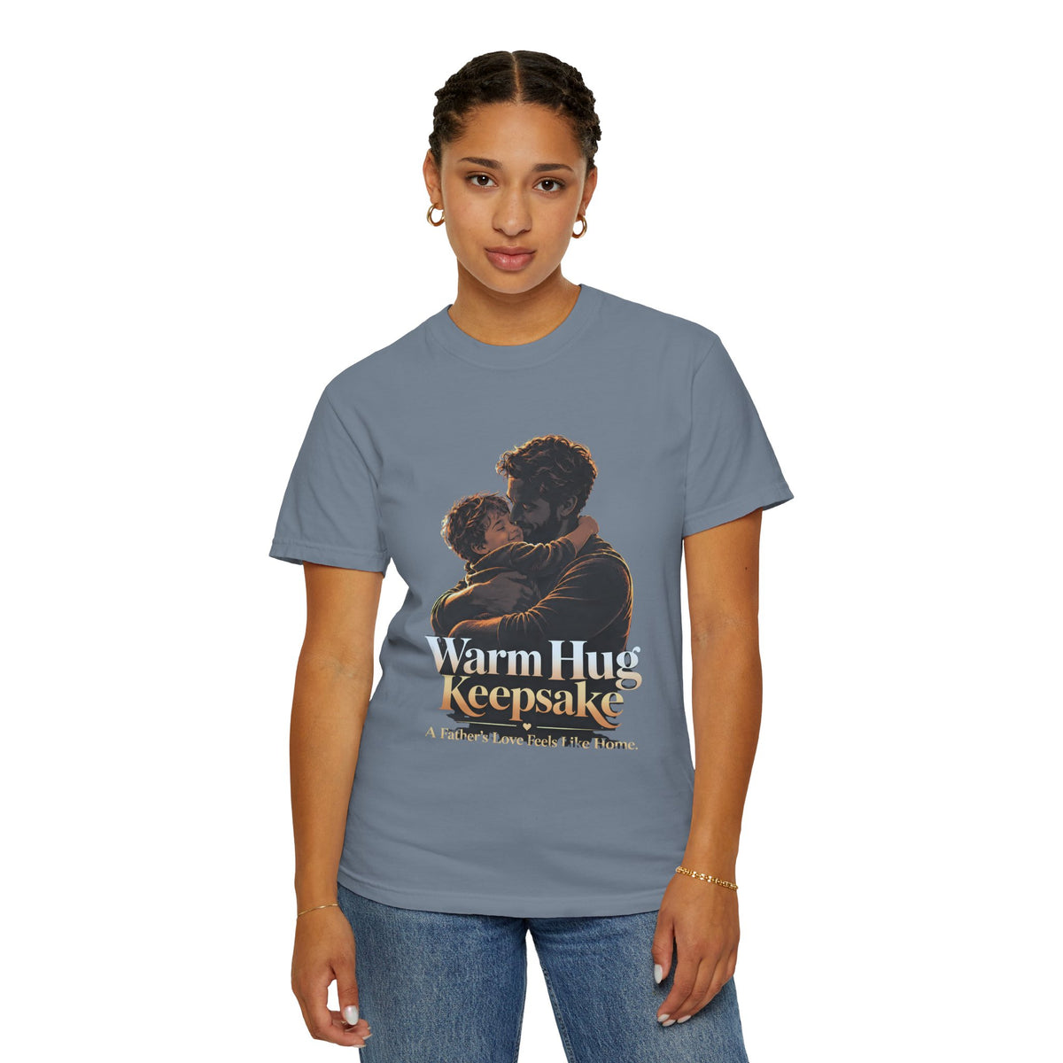 Warm Hug Keepsake T-Shirt | Father & Son Love Father's Day Gift