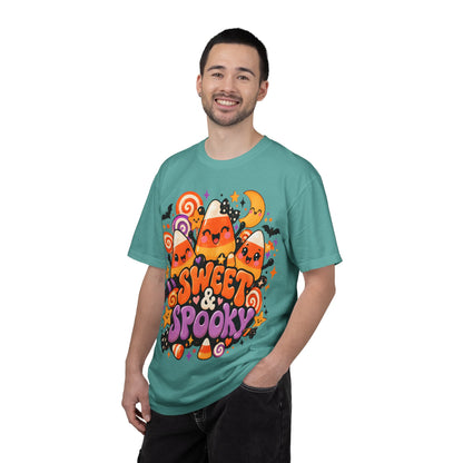 Sweet & Spooky Halloween T-Shirt | Cute Candy Corn Graphic Tee