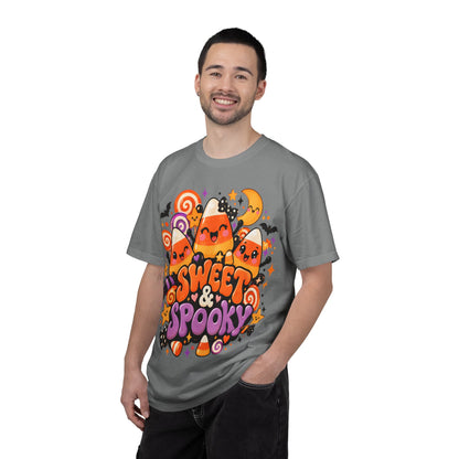 Sweet & Spooky Halloween T-Shirt | Cute Candy Corn Graphic Tee