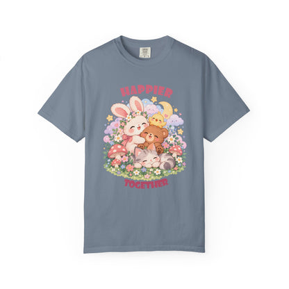 Cute Pastel Woodland Friends Kawaii Animal T-Shirt