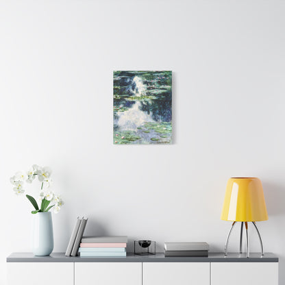 Claude Monet Water Lilies Wall Art | Blue Green Impressionist Pond Print