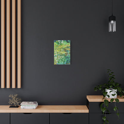 Claude Monet Water Lily Pond Wall Art – Vintage Impressionist Botanical Print