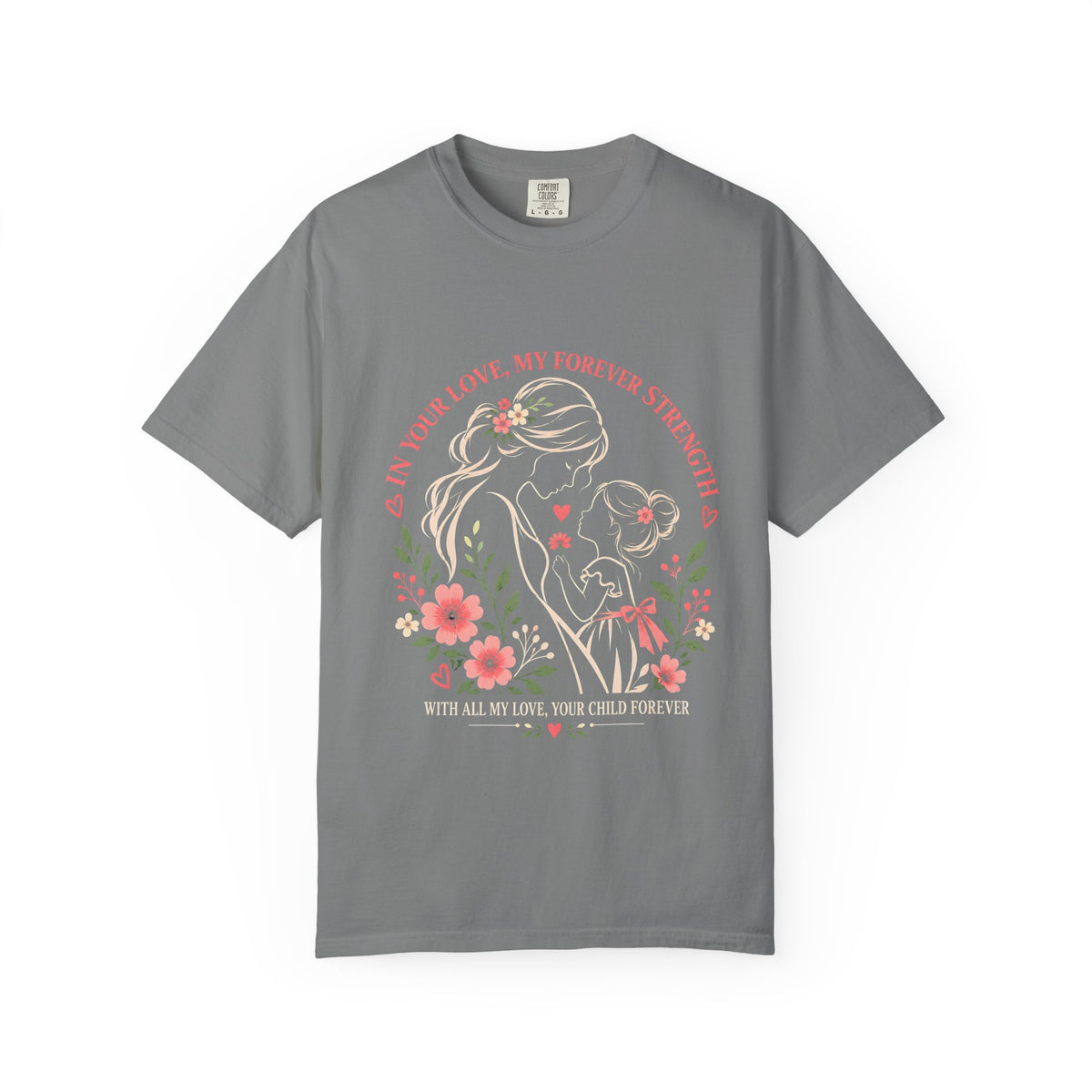 Mother and Child Floral Love Forever T-Shirt