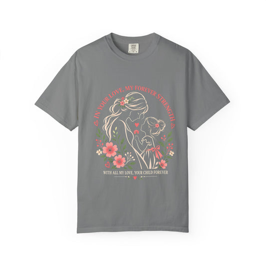 Mother and Child Floral Love Forever T-Shirt
