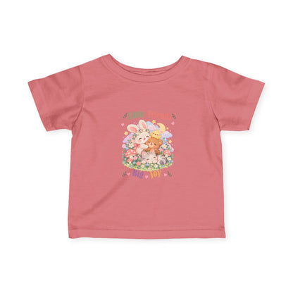 Little Friends Big Joy Kids T-Shirt | Cute Kawaii Woodland Animal Tee