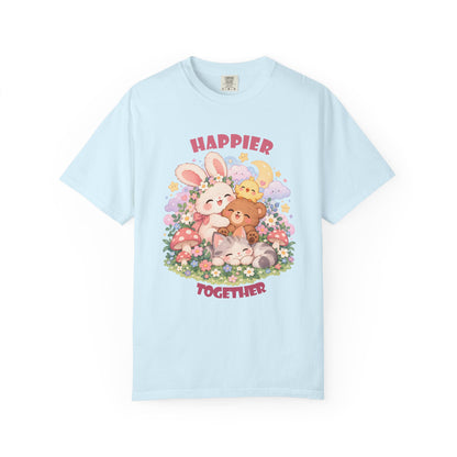Cute Pastel Woodland Friends Kawaii Animal T-Shirt