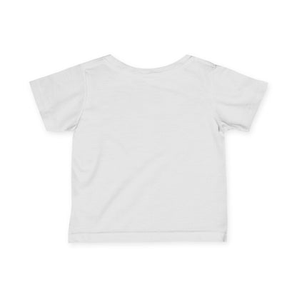 Infant Tee — "Happier Together" Floral Bunny & Bear Baby Shirt