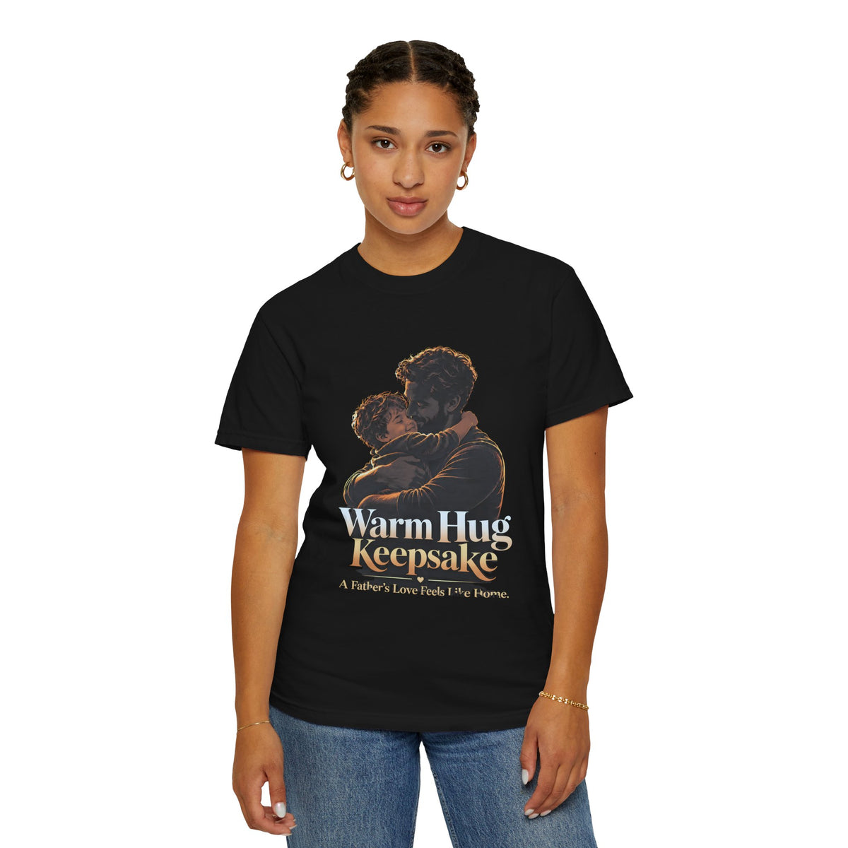 Warm Hug Keepsake T-Shirt | Father & Son Love Father's Day Gift