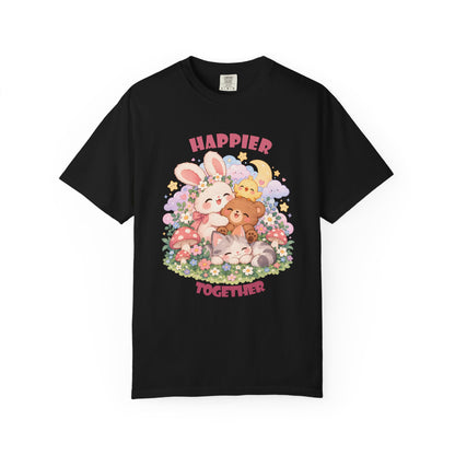 Cute Pastel Woodland Friends Kawaii Animal T-Shirt