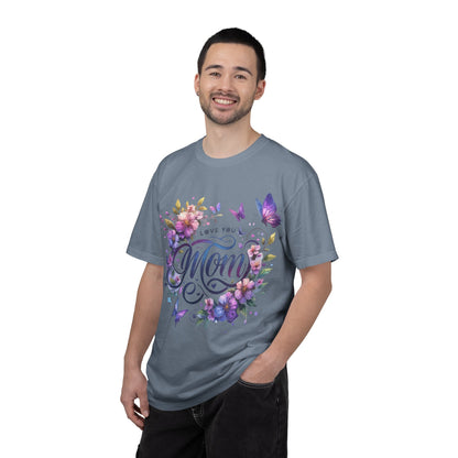 Love You Mom Floral Butterfly Gift Design
