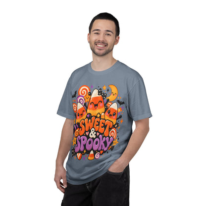 Sweet & Spooky Halloween T-Shirt | Cute Candy Corn Graphic Tee