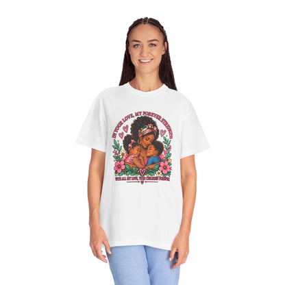 Black Mom & Children Love T-Shirt – Forever Strength Mother’s Day Gift