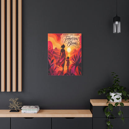Where Love Leads, Tomorrow Blooms – Mother & Child Wall Art